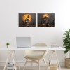 Stupell Industries Haunted Houses with Moon 2pc Framed Giclee Art Set - 2 of 4