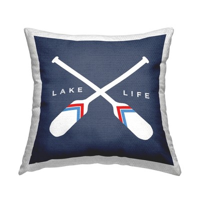 Stupell Industries Lake Life Crossed Oars, 18 x 18