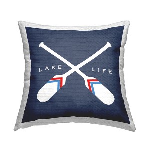 Stupell Industries Lake Life Crossed Oars, 18 x 18 - 1 of 3