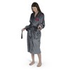 NBA Cleveland Cavaliers Fast Track Charcoal S/M Bathrobe 25 x 47 Inches - 2 of 4