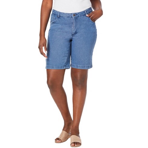 Plus Size Basic Fit Cotton Booty Shorts