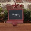 Park Designs Red Chalkboard Stocking Hanger 5"H - 2 of 3