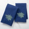 Summer Palm Bath Set of 2 Hand Towels - 2 of 3