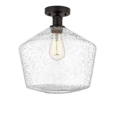 Cindyrella - 1 Light Semi-Flush Mount In Nautiical Style-13.75 Inches Tall and 12 Inches Wide