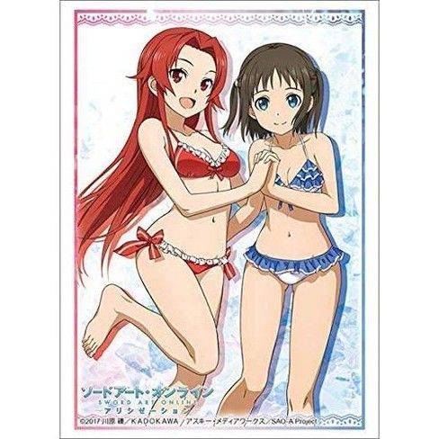 Bushiroad 60ct High Grade Standard Size Card Sleeves: Weiss Schwarz Sword Art Online Alicization - Tiese and Ronye Swimsuit Vol 2611 - image 1 of 1