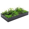 TUYOHW Metal Raised Garden Bed,Galvanized Steel Planter Box for Vegetables Herbs Flowers,Rust-Proof Outdoor Elevated Planting Bed,Black - 2 of 4