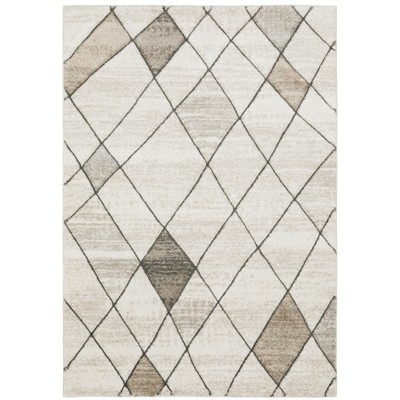 Oriental Weavers Cambria 4928A Beige/ Grey Indoor Area Rug - 7'10" x 10'10"