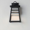 Maxim Lighting Shutters 1 - Light Wall Light in  Weathered Zinc/Black - 3 of 3