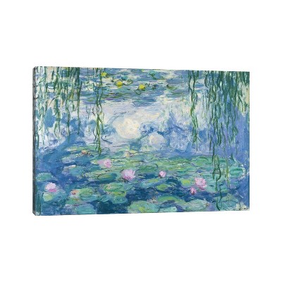 Waterlilies 1916-19 By Claude Monet Unframed Wall Canvas - Icanvas : Target