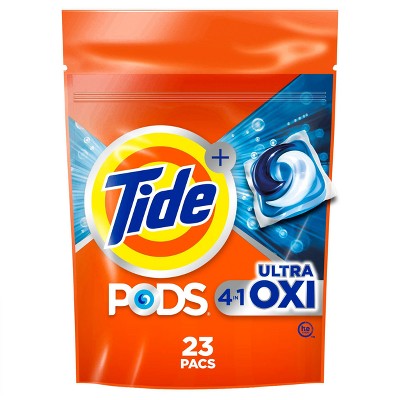 Tide Pods HE Compatible Ultra Oxi Laundry Detergent Soap Pacs