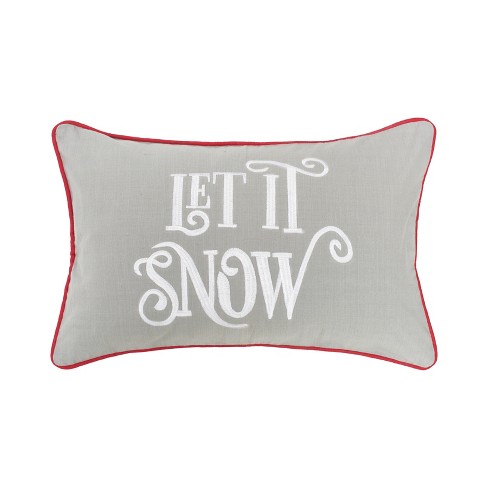 Let It Snow Pillow - 14x22