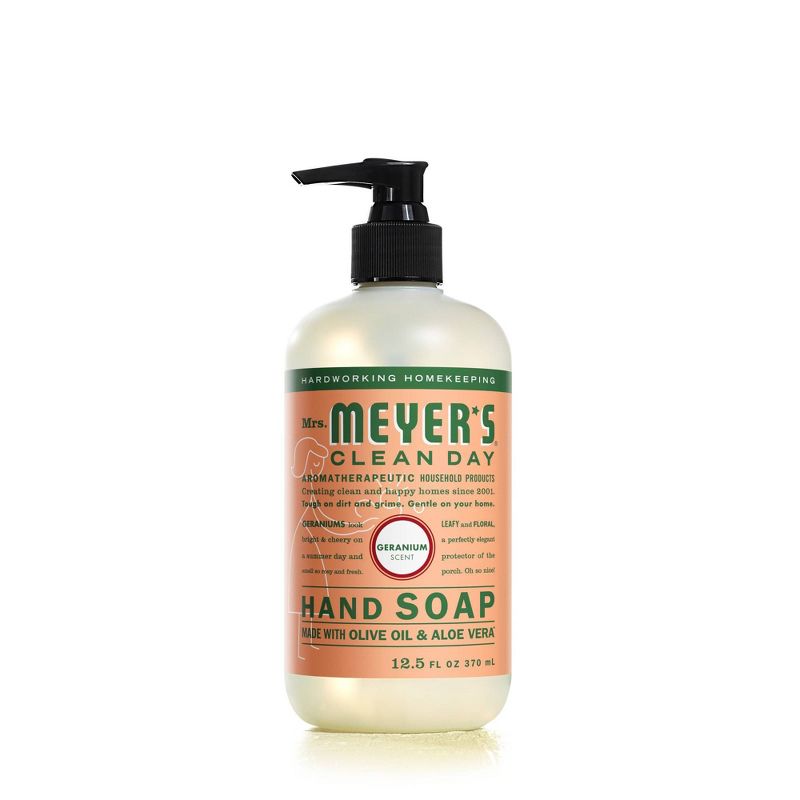 Mrs. Meyer&#39;s Clean Day Geranium Hand Soap - 12.5 fl oz, 1 of 8