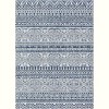 Acekool Large Boho Geometric Area Rug, Machine Washable, Non-Slip, Low Pile Neutral Carpet for Living Room, Dining Room, Bedroom, Black - 2 of 4