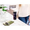 Watercolor Glittered Purple Pink Monarch Butterfly Pattern 20 ounce Stainless Steel Travel Tumbler with Lid For Your On The Go Beverages - 4 of 4