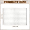 Unique Bargains Stainless Steel Barbecue Grill Mesh Round Cooling Rack - 2 of 4