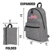 Batman Usa American Flag Shield Logo Lightweight Backpack - 4 of 4