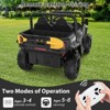 Ride On Dump Truck, 24V Ride On Car with Remote Control,Electric Dump Bed and Extra Shovel,Ride On Tractors Car with Music Player,Key Start for Safety - 4 of 4