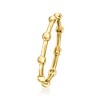 Pure Collection by Ross-Simons Italian 14kt Yellow Gold Beaded Station Ring - 3 of 4