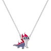Disney Womens Frozen II Sterling Silver Bruni Salamander Necklace - Frozen Jewelry Gifts, 18'' - 3 of 4