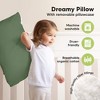 KeaBabies Jumbo Toddler Pillow with Pillowcase, 14X20 Soft Organic Toddler Pillows for Sleeping, Kids Travel Pillow - 4 of 4