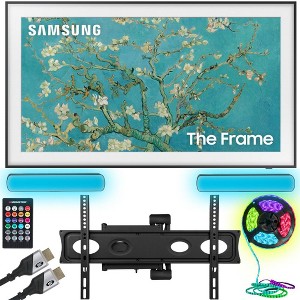 Samsung 32" The Frame QLED HDR 4K Smart TV 2023 w/ Monster TV Wall Mount Kit - 1 of 4