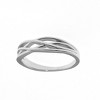 Lanie Wedding Bridal Band Ring Sterling Silver Womens Mens Ginger Lyne Collection - 3 of 4