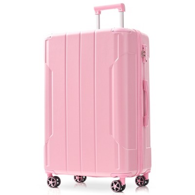 Lycvki 28" Expandable Hardshell Luggage Lightweight Durable ABS Suitcases with Double Wheels