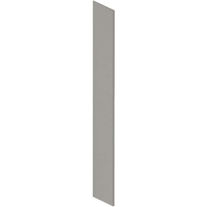 Salsbury Industries 44434GRY Side Panel for Heavy Duty Plastic Locker with Sloping Hood, Gray, 1 of 2