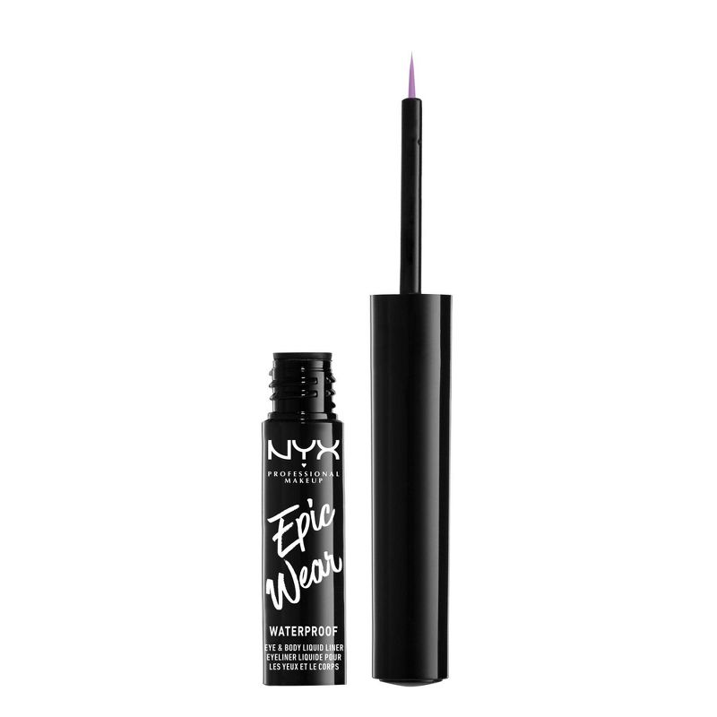 NYX Professional Makeup Epic Wear Liquid Liner Long-Lasting Waterproof Eyeliner - 0.12 fl oz, 1 of 9