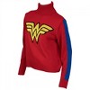 Womens Wonder Woman Logo Pullover Turtle Neck Sweater - 3 of 4