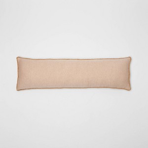 Lumbar Textured Chambray Cotton Bed Decorative Throw Pillow  - Casaluna™ - 1 of 4