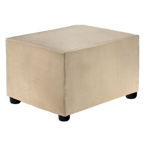Unique Bargains Stretchy Soft Comfortable Rectangular Foot Stool Cover - 1 of 4
