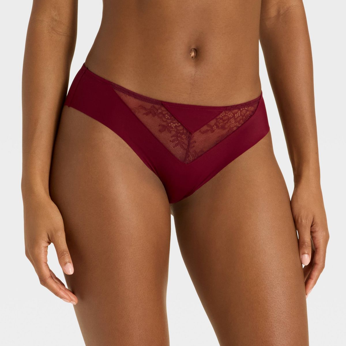 Women's Invisible Edge Lace Bikini Underwear - Auden™