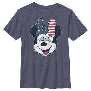 Boy's Disney Minnie Mouse American Bow T-Shirt