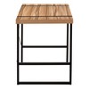 NicBex 48" Industrial Computer Desk with Grey Reclaimed Wood-Look Black Metal Legs, X-Shaped Support for Home Office, Laptop/Work - 2 of 4