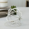 VIP Metal 5 in. White Sphere Accent Ball - 2 of 4