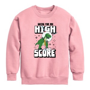 Boys' - Disney - High Score Graphic Long Sleeve Fleece Sweatshirt - 1 of 3