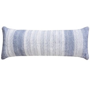 Seaside Stripe Handwoven Pillow 14x40 - 1 of 3