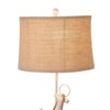SEA WINDS 28" Distressed White Polyresin Coastal Anchor Table Lamp, sold as 2 pack - 3 of 4