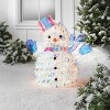 LED Tinsel Snowman Christmas Novelty Sculpture Light with Clear Color Light Bulb - Wondershop™ - 2 of 3
