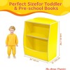 Nursery Kids Bookshelf and Toy Organizer, 2 Tier Wood Toy Storage Organizer for Kids Rooms, Children Bookcase, Book Display Shelf - 2 of 4