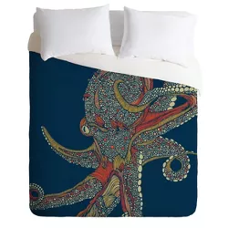 Valentina Ramos Azzuli Comforter Set - Blue Deny Designs