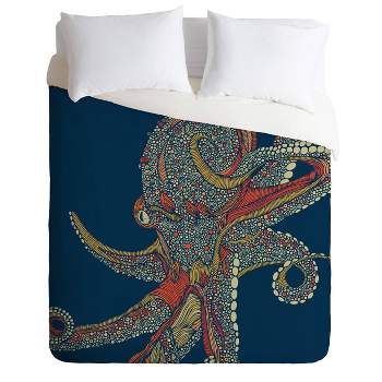 King Valentina Ramos Azzuli Comforter Set Blue - Deny Designs