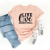 Simply Sage Market Women's Live Love Basketball Short Sleeve Graphic Tee - 3 of 3