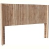 Boersma King Size Fluted Headboard ONLY - Wall Mount Wood Headboard, Rustic & Modern Farmhouse,Boho,Fluted Panel,Wingback Design - 4 of 4