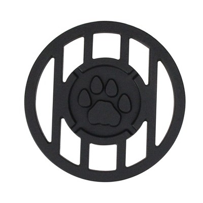 Northlight Pawprint Sports Mascot Inspired Round Branding Grill Iron Accessory