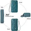 Ladies' clutch bag with anti-theft wrist strap,leather wallet,large-capacity credit card holder,handle-style carry strap - 2 of 4