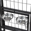 AZL1 Life Concept Pet Crates and Houses Large Outdoor Pet Kennel with Proof Rust Resistant Frame Reinforced Stability, Black, 51.2"*51.2"*55.5" - 4 of 4