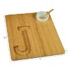 Picnic at Ascot Monogrammed Bamboo Charcuterie, Cheese & Cracker Serving Board - 3 of 3
