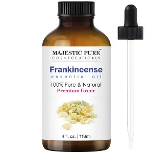 Majestic Pure Frankincense Essential Oil with Dropper - 100% Pure and Natural Premium Grade - 4 Fl Oz - 1 of 4